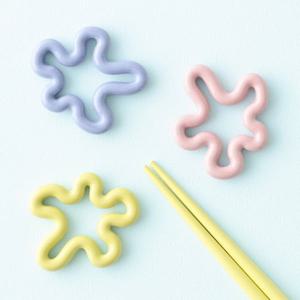 [해외] 커트러리 수저받침대 파스텔 플라워