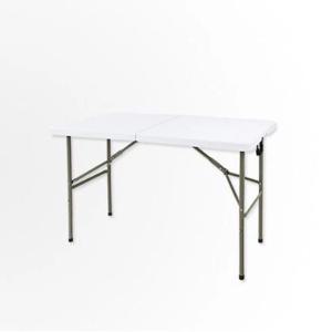 모던화이트 보관활용좋은 접이식 와이드테이블1220