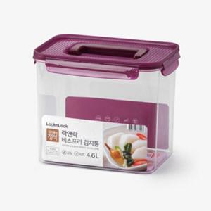 락앤락 밀폐용기 4.6L 손잡이 김치통 반찬통 비스프리 트라이탄