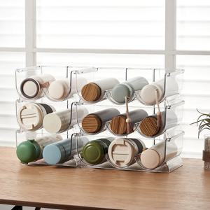 텀블러 정리함 물병 보관함 와인 거치대 정리대 3칸