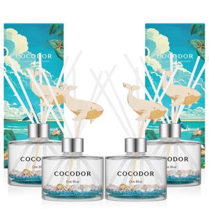 오션 디퓨저 200ml 4개 (여름 시즌 바다 조개 오브제 실내방향제)