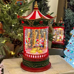 크리스마스 회전목마 뮤직박스 오르골 무드등 워터볼 선물