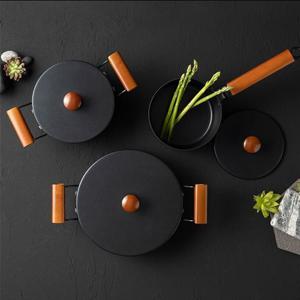 블랙빈 스테인레스 냄비 3종세트(16편수+18양수+24전골)