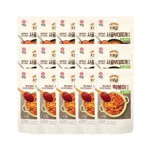 다담 부대찌개양념 130g x10개+떡볶이양념 150g x5개
