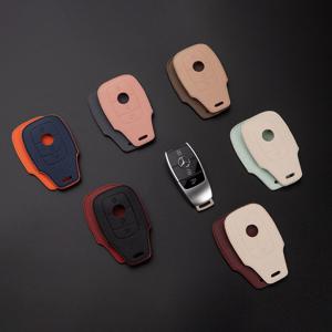 벤츠 GLS600 마이바흐 전용 럭스 사피아노 가죽 키케이스 투톤 디자인