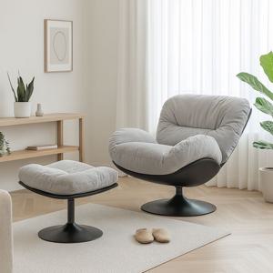 멜루나 1인 수면 독서 회전 암체어 무중력 수유 안락 의자