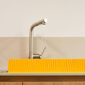 웨이브 싱크대물막이 설거지워터펜스 씽크대물튀김방지 욕실물튀김