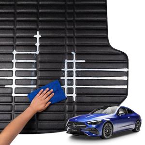 벤츠 CLE클래스 쿠페 전용 가죽 트렁크매트