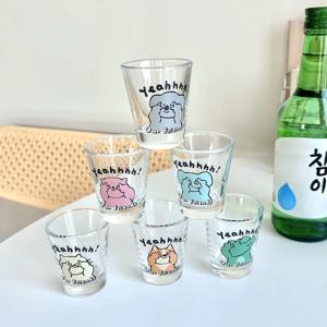 동물 소주잔 6P 세트 귀여운 술잔 고량주 사케잔