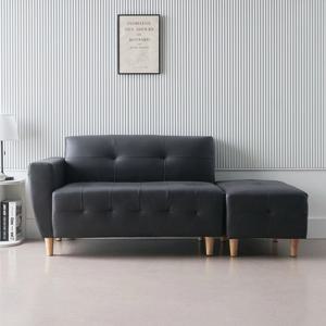 웬디 2인 라텍스폼 카우치 인조가죽 소파 3colors