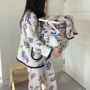 디즈니 수면잠옷 겨울잠옷 극세사 커플잠옷 미키 미니 데이지 도날드덕 캐릭터파자마