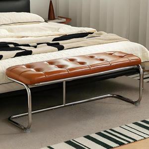 [해외] 푹신한 엠보싱 ㄷ자 쿠션체어 롱스툴 5size