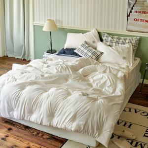 NEW 퐁신퐁신 먼지없는 유어메이트 솔리드 사계절 안심 항균 차렵이불 5컬러