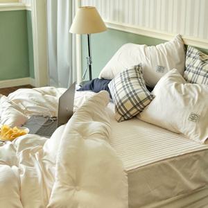 NEW 퐁신퐁신 먼지없는 유어메이트 솔리드 사계절 안심 항균 차렵이불 풀세트 5컬러