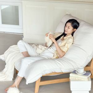 하브우드 롬 체어 원목 수유 안락의자 BS5001