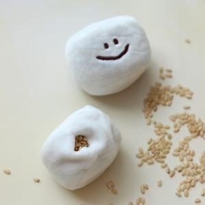 찹쌀떡~ 손난로 핫팩 인형 키링 만들기 DIY 키트 귀여운 천연 곡물 현미 난로 (완제)