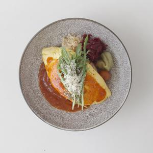 다온아토 하즈레 빈티지 깊은 접시 23cm 파스타 샐러드 접시 일본 도자기 그릇