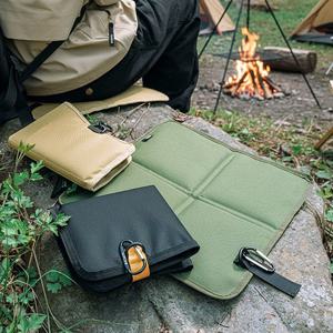 히키스 휴대용 방수600D 옥스퍼드 원단 폴딩 매트 등산 백패킹 방석 돗자리