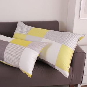 40수 트윌면 직등쿠션커버 긴베개 60x110 그린