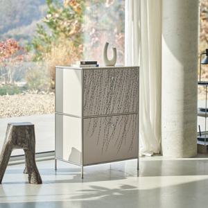 무디 아르떼 2칸 모듈 수납장 (버들목 컬렉션)