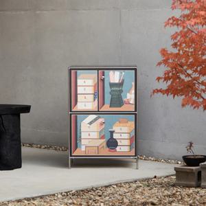 무디 아르떼 2칸 모듈 수납장 (책가도 컬렉션)