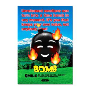 스마일 밤 유광 포스터 (A2 Size)