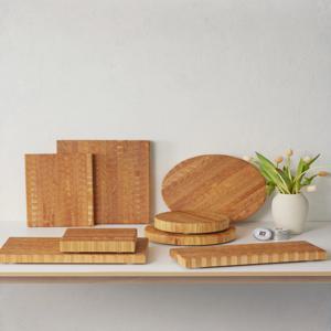 캐나다정품 프리미엄라인 라치우드 앤드그레인도마 라운드 커팅보드