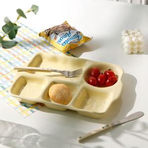 파스텔 세라믹 컬러 식판 3color 도자기 식판 전자렌지 오븐 가능 혼밥 다이어트