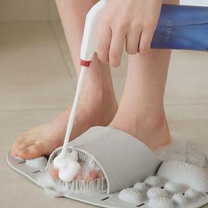 데이핏 풋브러쉬 + 데이필 쿨링 풋샴푸400ml 각질제거 지압 발냄새 제거 발세정 풋케어