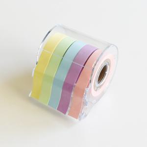일본 잘라쓰는 5색 주방 메모스티커 인덱스 테이프 다구템 10mm x 5m