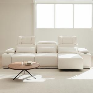 [출시79.9만] 퍼스트클래스 3세대 리클라이너 패브릭쇼파 무빙 4인용소파(다릿발O/X)