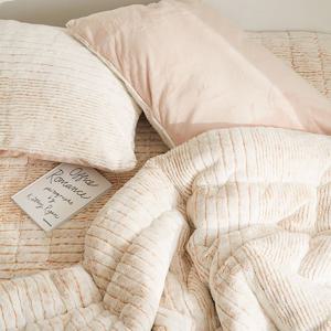 사이즈Up 페스츄리 3COLOR 10mm꼬임 장모극세사 차렵이불(SS)(Q)