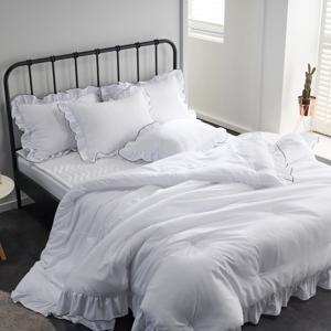 프릴 호텔침구세트 신혼 혼수 차렵이불세트 슈퍼싱글 퀸 킹 라지킹 슈퍼킹사이즈 LK SK