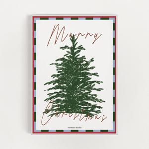 크리스마스 트리 그림 액자 장식 벽트리 인테리어 아트 포스터
