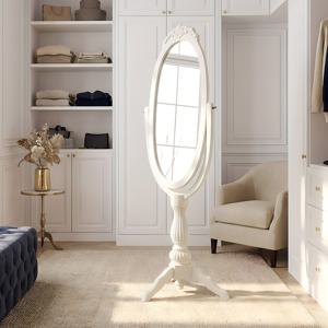 루니 엔틱 원목 전신거울