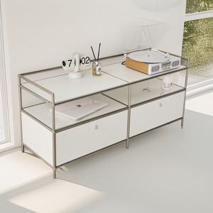 세라썸 미드센츄리 모듈거실장 낮은 안방 TV장식장 티비다이