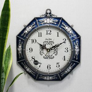 무소음 팔각형 주석도금 주물 벽시계 HCA-547S