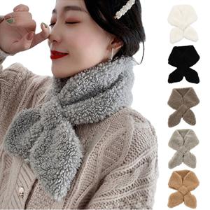 뽀글이 양털 머플러 여성 겨울 방한 쁘띠 스카프 목도리