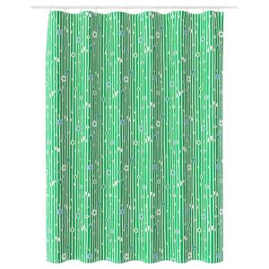 볼부들레야 샤워커튼 그린/플로럴 패턴 180x200cm