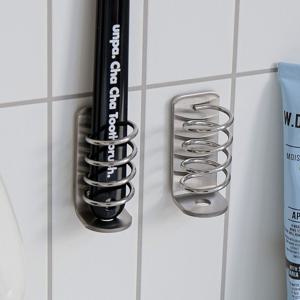 스텐 칫솔꽂이 거치대 무타공