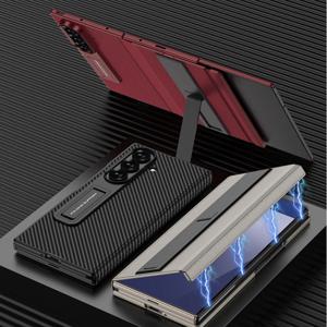 갤럭시 트라이폴드 3단 접이식 자석 스탠드 풀커버 폴드 케이스