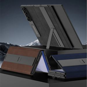 갤럭시 트라이폴드 가죽 풀커버 스탠드 폴드 케이스