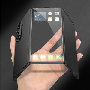 갤럭시 트라이폴드 슬림 무광 강화유리 하드 폴드 케이스