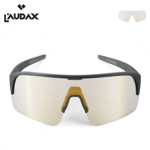 오로라 매트차콜-골드변색 선글라스