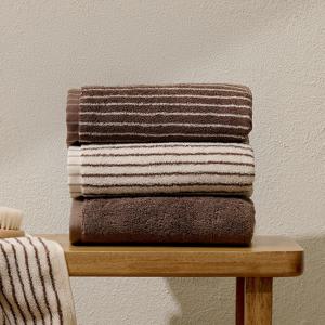 코마사40수170g 스트라이프 호텔수건 타월 3종