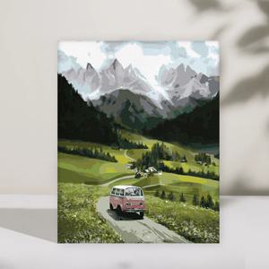 DIY 명화/유화그리기 세트 핑크버스 (40X50)