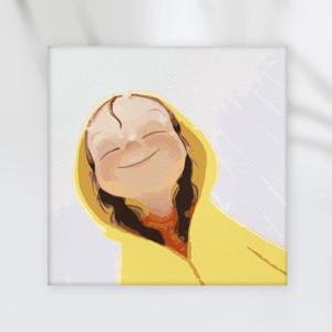 DIY 명화/유화그리기 세트 우비소녀 (30X30)