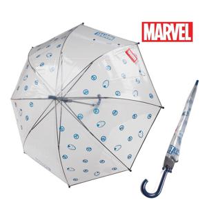 아이언맨 전체투명 장우산 주니어 학생우산
