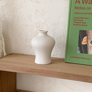 미니 백자 도자기 화병 (잘록항아리형) 돌상 소품