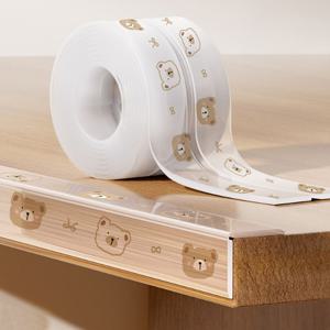 캐릭터 플랫 패턴 투명 모서리 보호대 2m